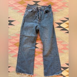 Levi’s Premium Ribcage Bootcut Crop, 30